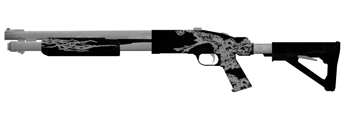 Pump Shotgun | Белый эскиз