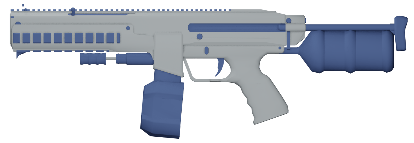 Combat PDW | Синий WG