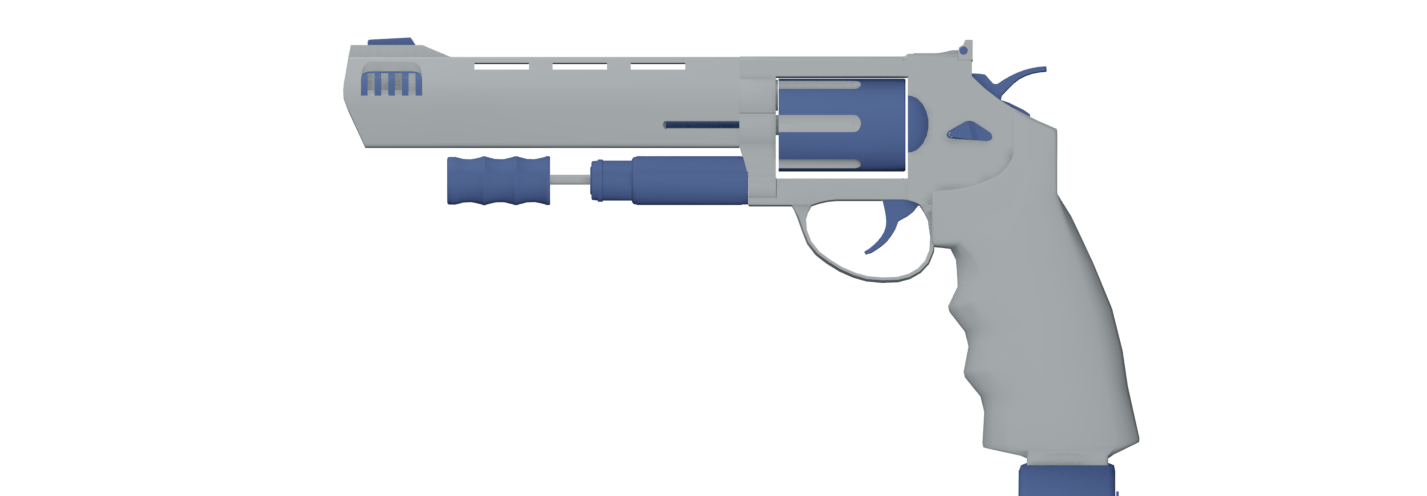 Heavy Revolver | Синий WG