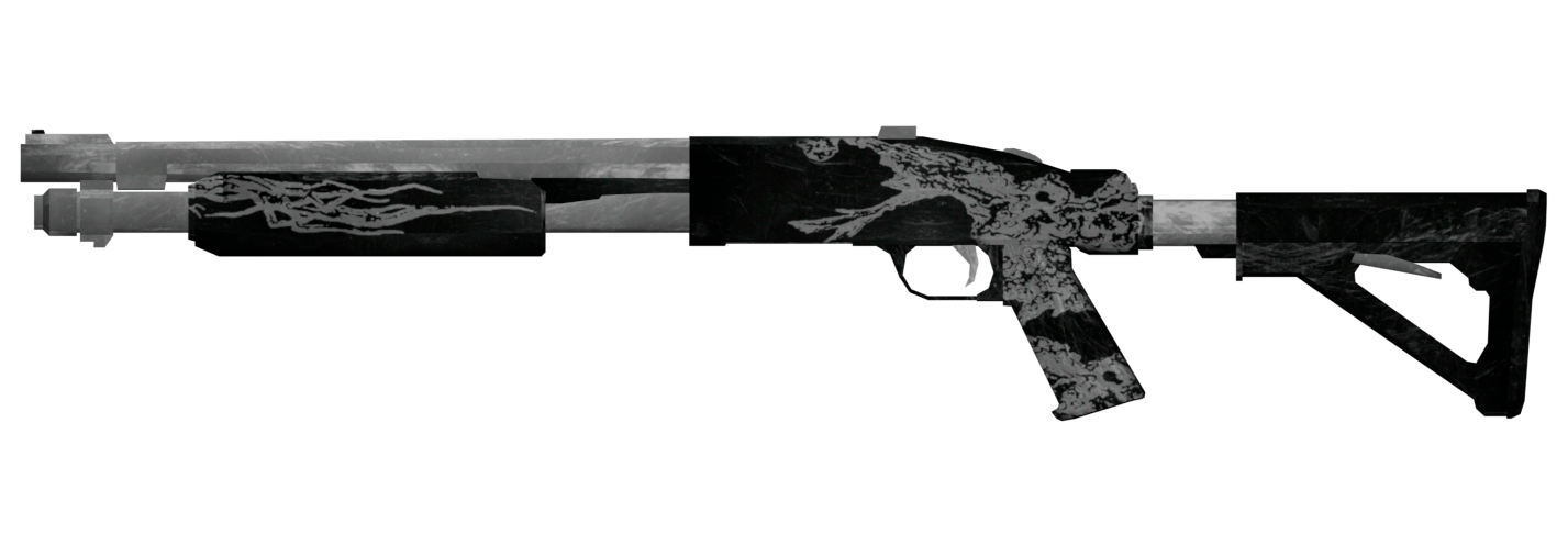 Pump Shotgun | Белый эскиз