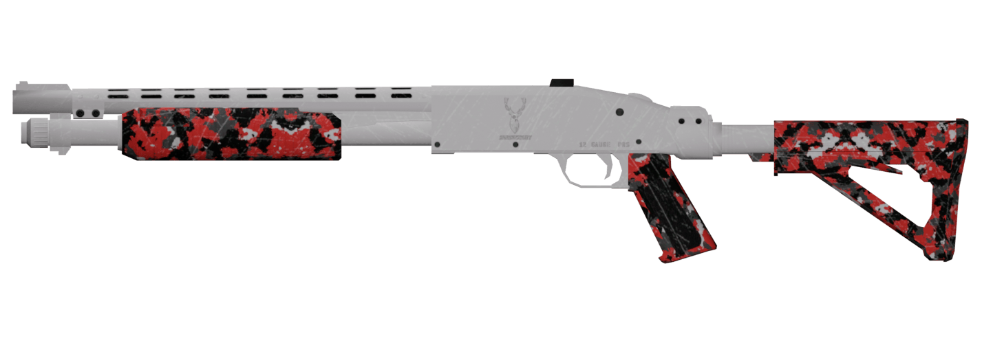 Pump Shotgun | Красный камуфляж