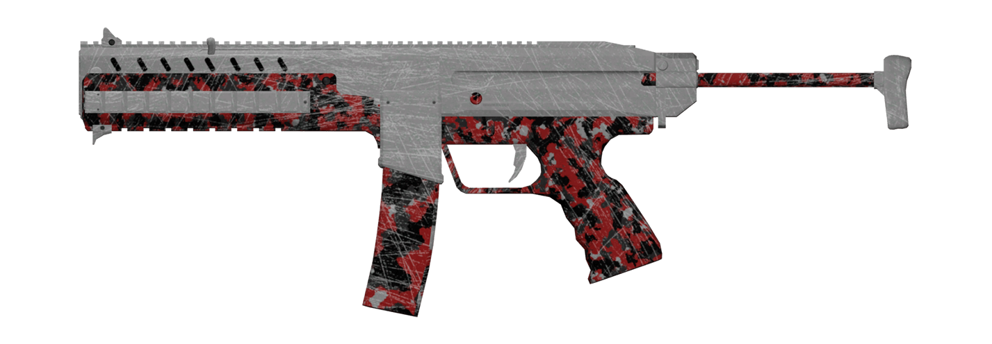 Combat PDW | Красный камуфляж