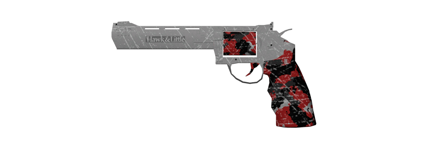 Heavy Revolver | Красный камуфляж