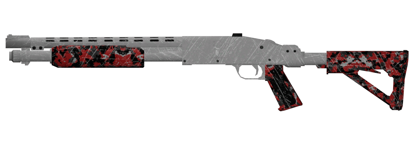 Pump Shotgun | Красный камуфляж
