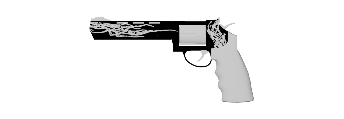 Heavy Revolver | Белый эскиз